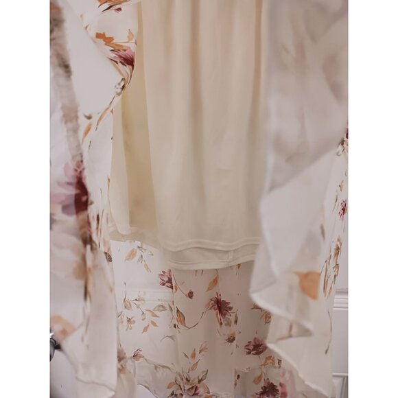 Rue 21+ Hi Low Floral Skirt Lined Size 1X - Picture 3 of 6